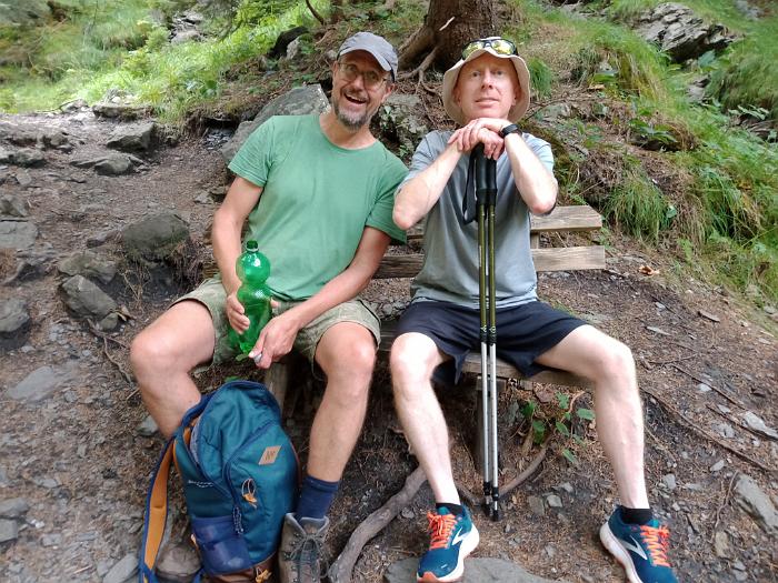 Michel Skalezky, Jon, Holiday in Les Crosets, Switzerland, August 2022